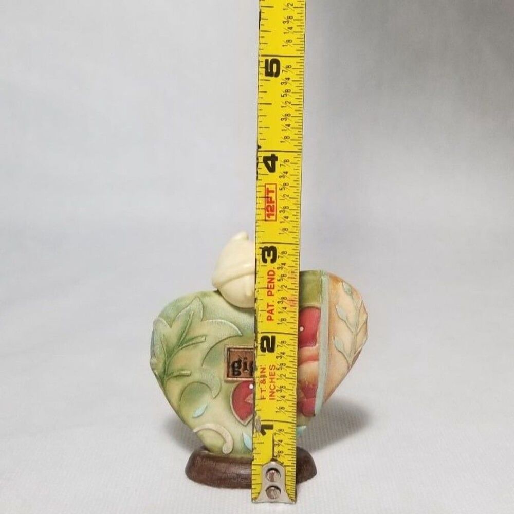 Vintage Enesco Take Heart by Karen Hahn Figures "Giggle" "Cozy" "Laugh" 2007 - Picture 6 of 12